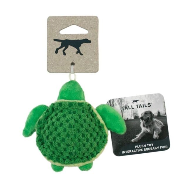 Tall Tails PT618 4 inch Baby Turtle Dog Toy