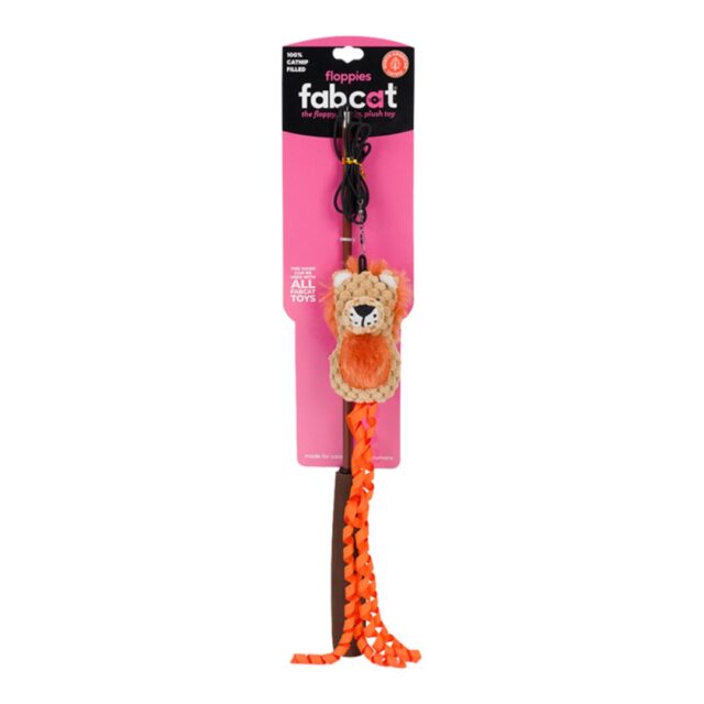 Floppy Teaser Lion Cat Toy