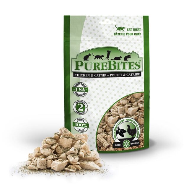1.3 oz PureBites Chicken Breast and Catnip Freeze Dried Cat Treats