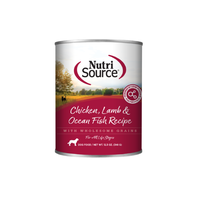 Chicken, Lamb & Ocean Fish Formula Wet Dog Food