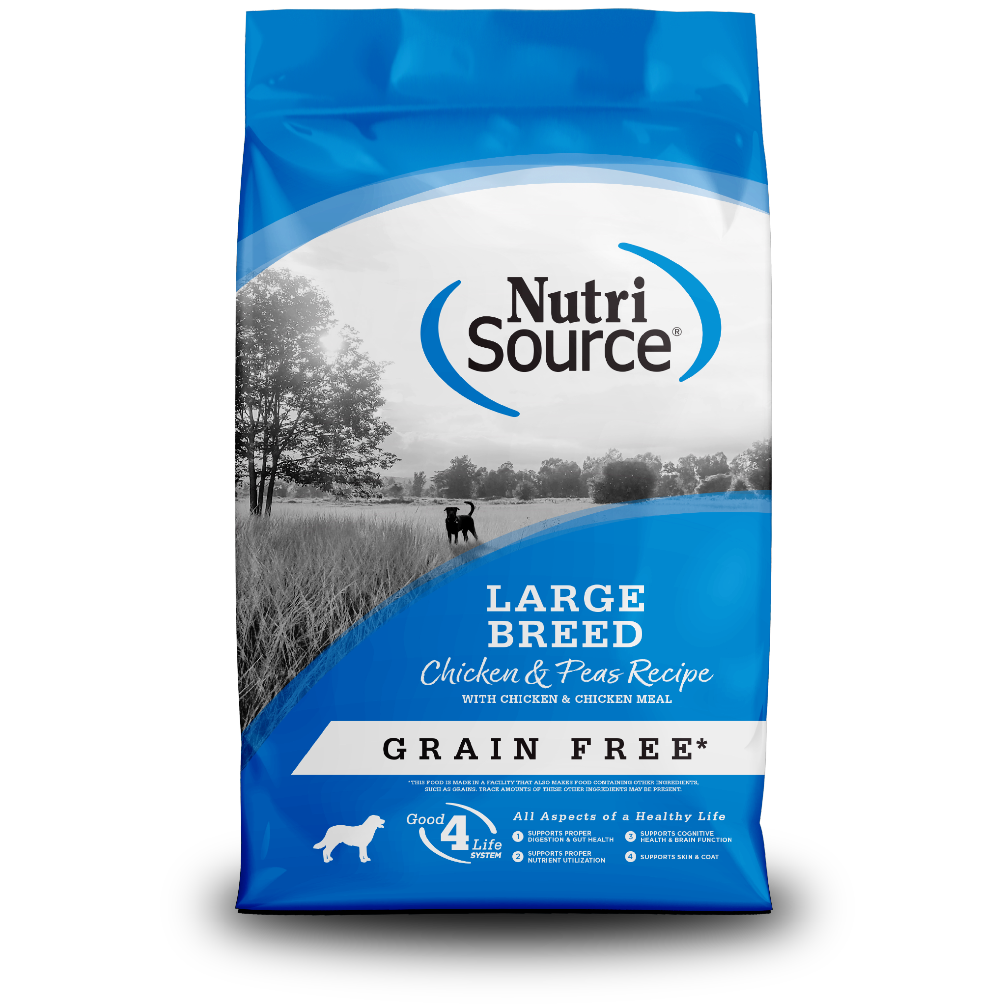 NutriSource Grain-Free Large Breed Chicken & Peas Recipe Dry Dog Food