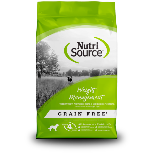 NutriSource Grain-Free Weight Management Dry Dog Food