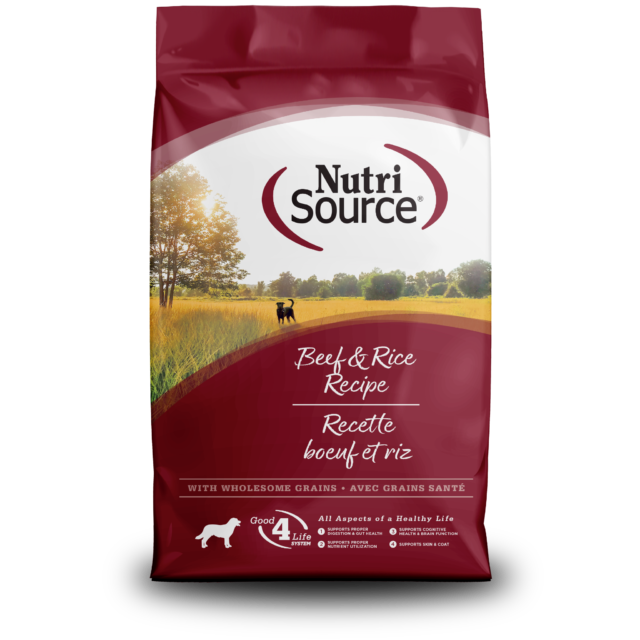 NutriSource Beef & Rice Recipe Dry Dog Food