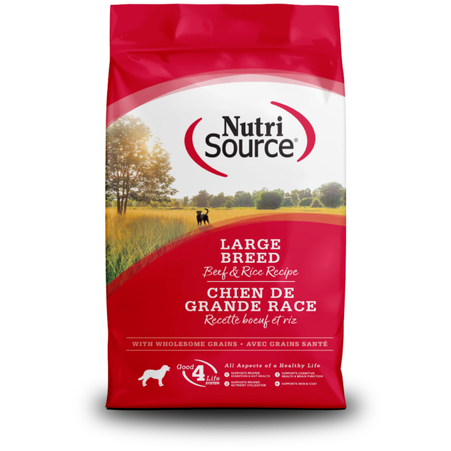 NutriSource Large Breed Beef & Rice Recipe Dry Dog Food