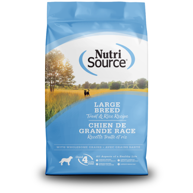NutriSource Large Breed Trout & Rice Recipe Dry Dog Food
