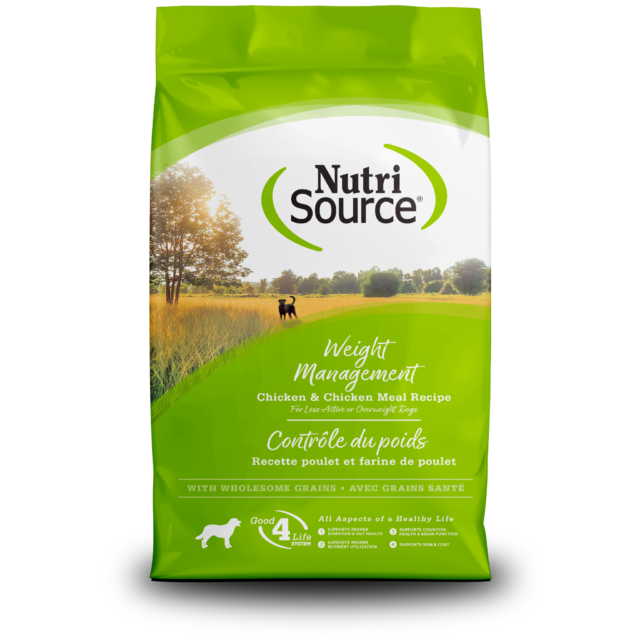 NutriSource Weight Management Chicken & Rice Recipe Dry Dog Food