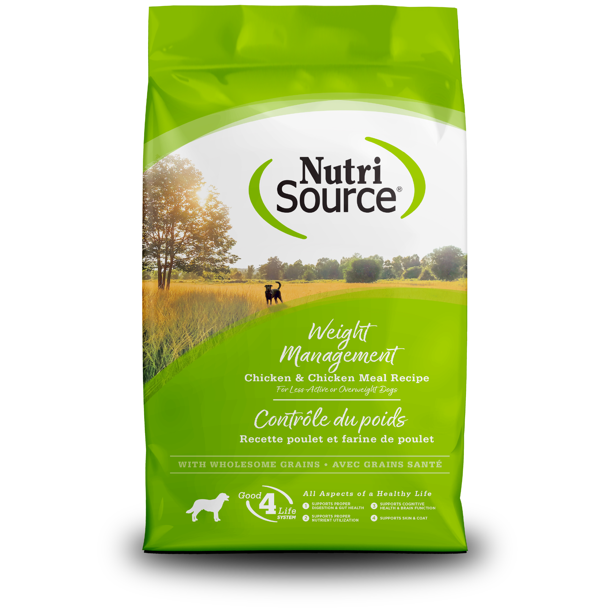NutriSource Weight Management Chicken & Rice Recipe Dry Dog Food