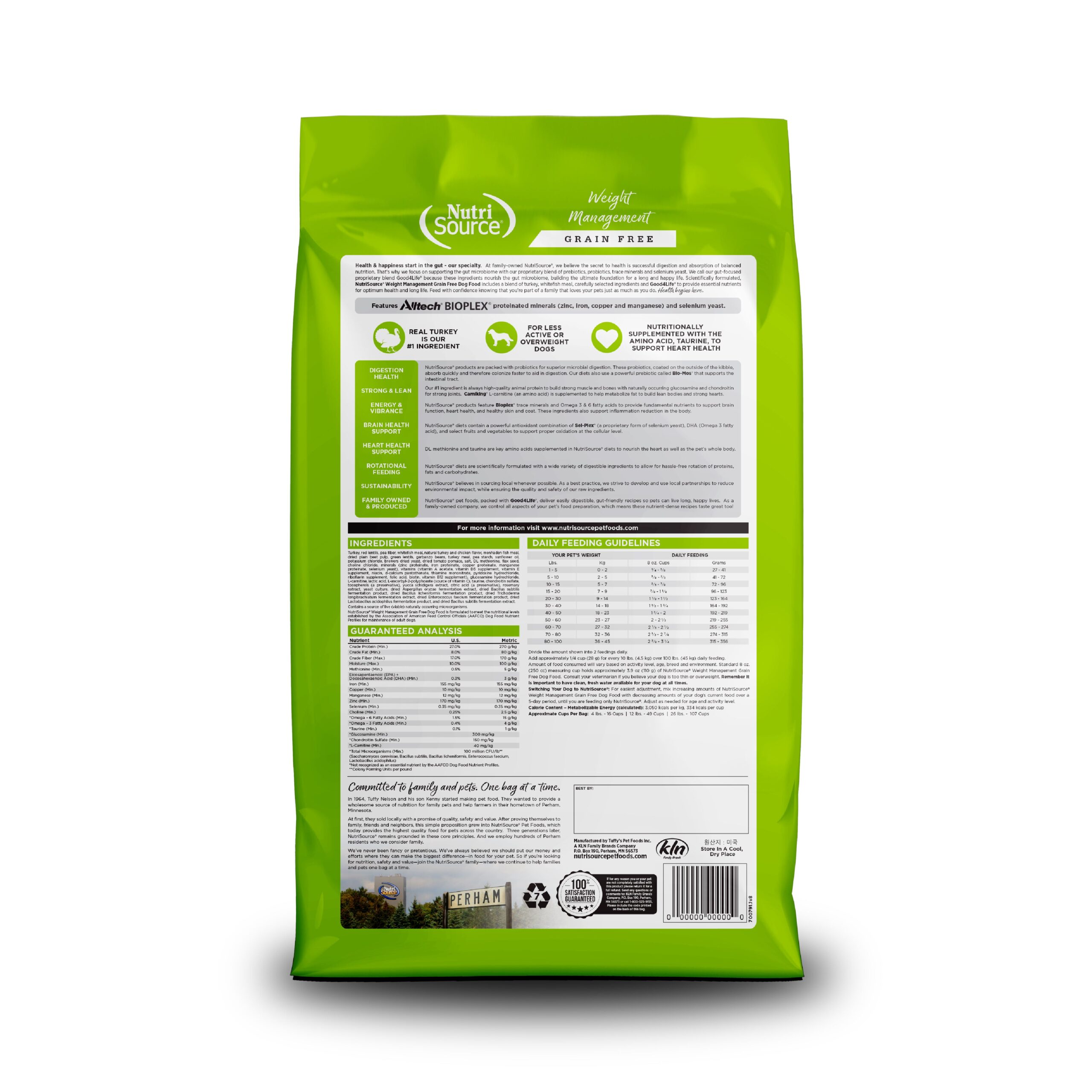 NutriSource Grain-Free Weight Management Dry Dog Food