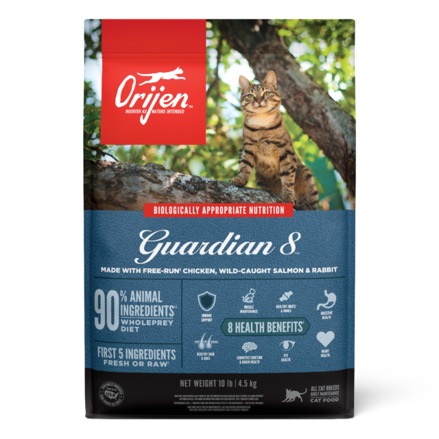 ORIJEN Guardian 8 Grain-Free High Protein Dry Cat Food