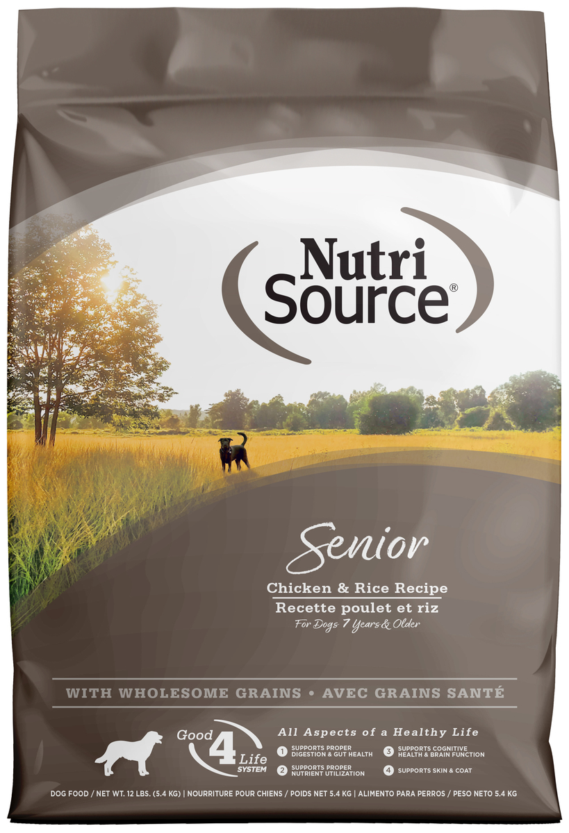 12 lbs Senior Chicken Rice 26-10 Dog Food – MP80