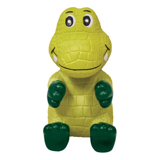 KONG Wiggi Alligator Small/Medium Squeaky Toss Fetch & Play Dog Toy