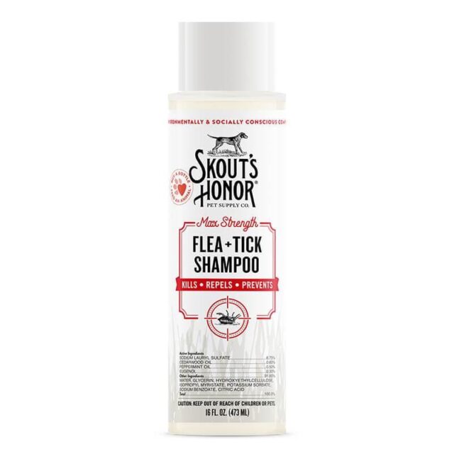 Skout’s Honor Flea + Tick Dog Shampoo, 16 fl. oz.