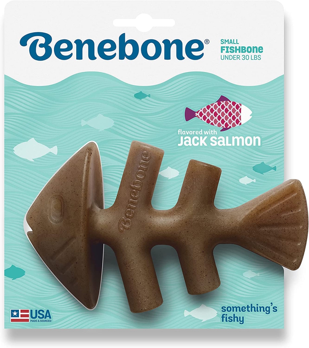 Benebone Fish Dog Bone Chew Toy