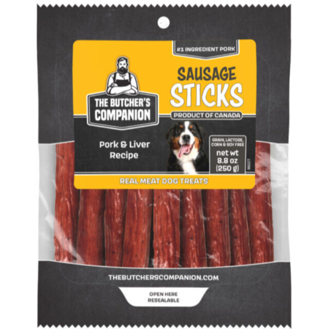 8.8 oz Pork & Liver Sausage Sticks for Dogs