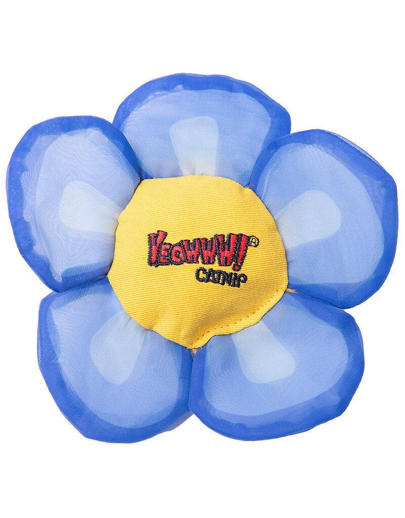 Daisy Flower Tops Cat Toys – Blue