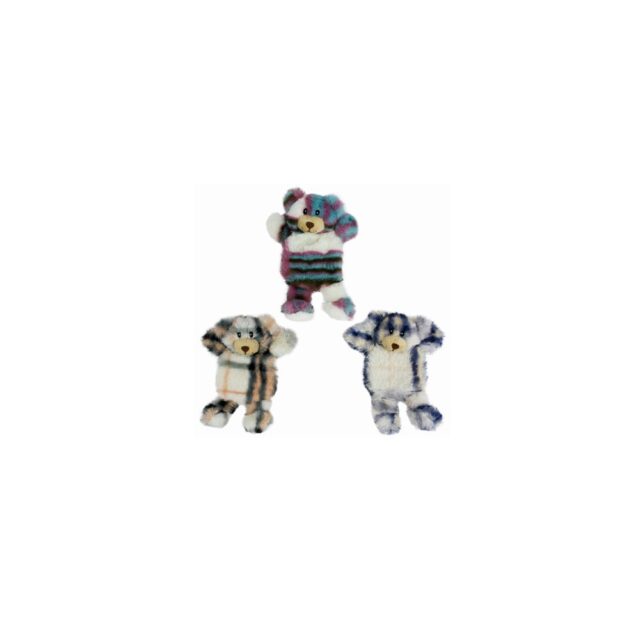 Multipet 108094 6 in. Mini Berman Bears Dog Toy