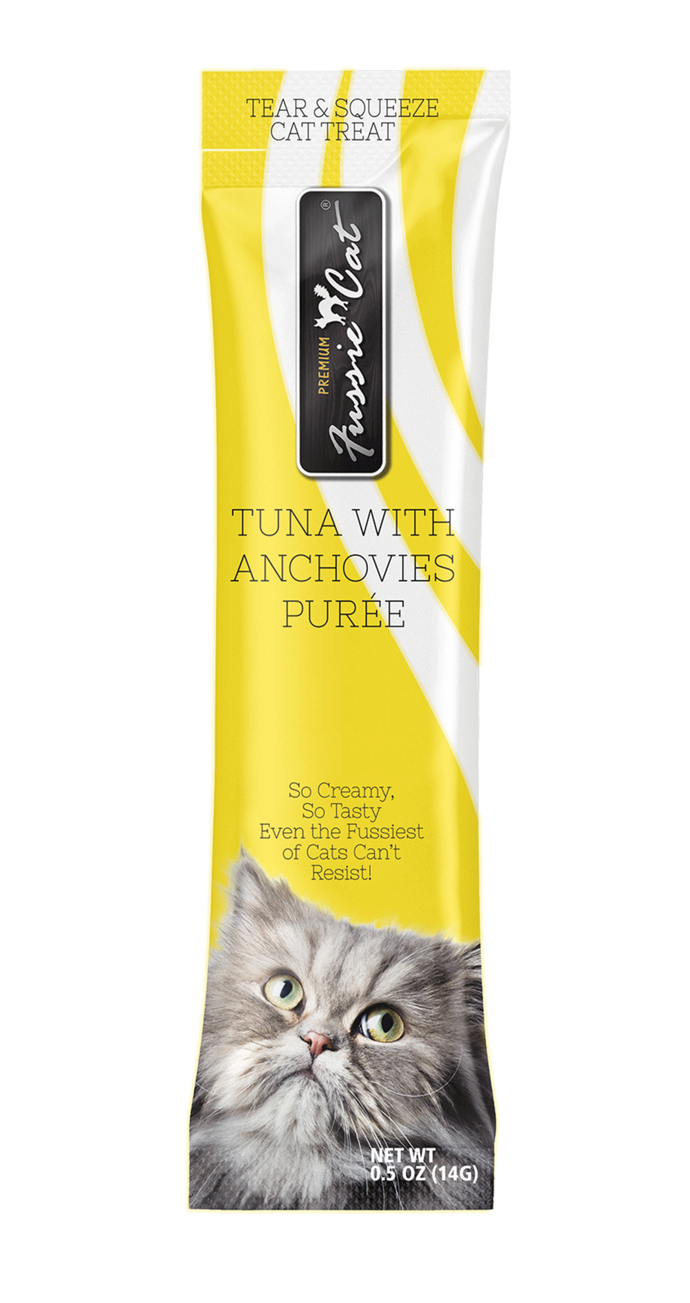 Fussie Cat Tuna with Anchovies Purée Cat Treat