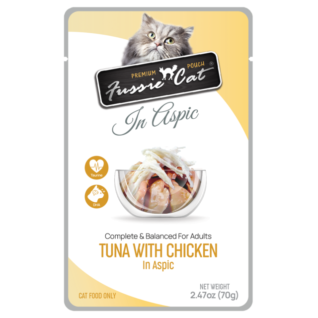 Fussie Cat Premium Tuna with Chicken in Aspic Wet Cat Food