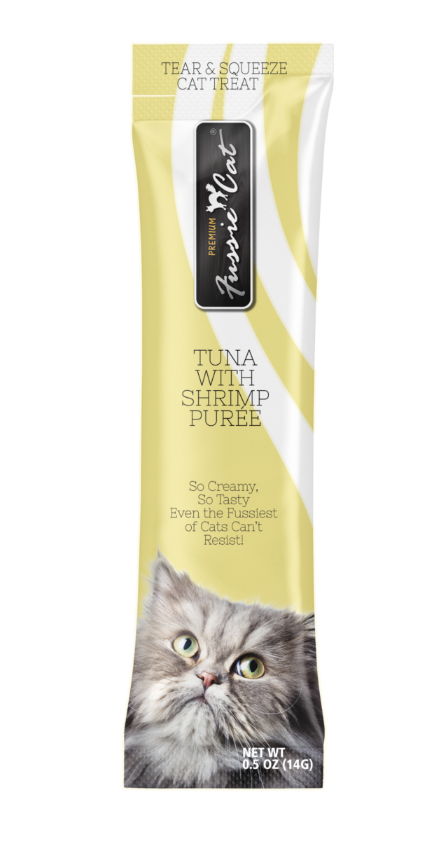 Fussie Cat Tuna with Shrimp Purée Cat Treat