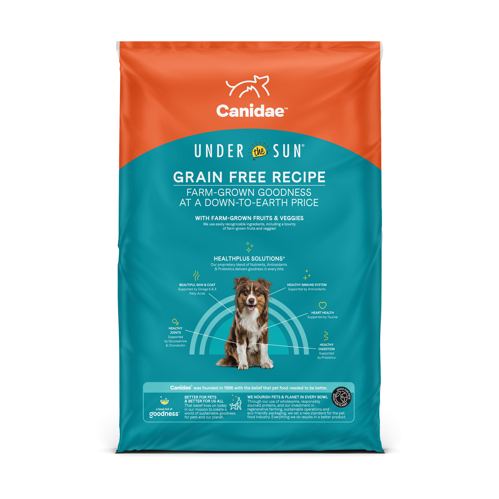 Canidae Under the Sun Grain Free Whitefish - back of bag