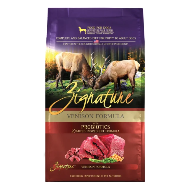 Zignature Venison Formula Limited Ingredient Grain-Free Dry Dog Food