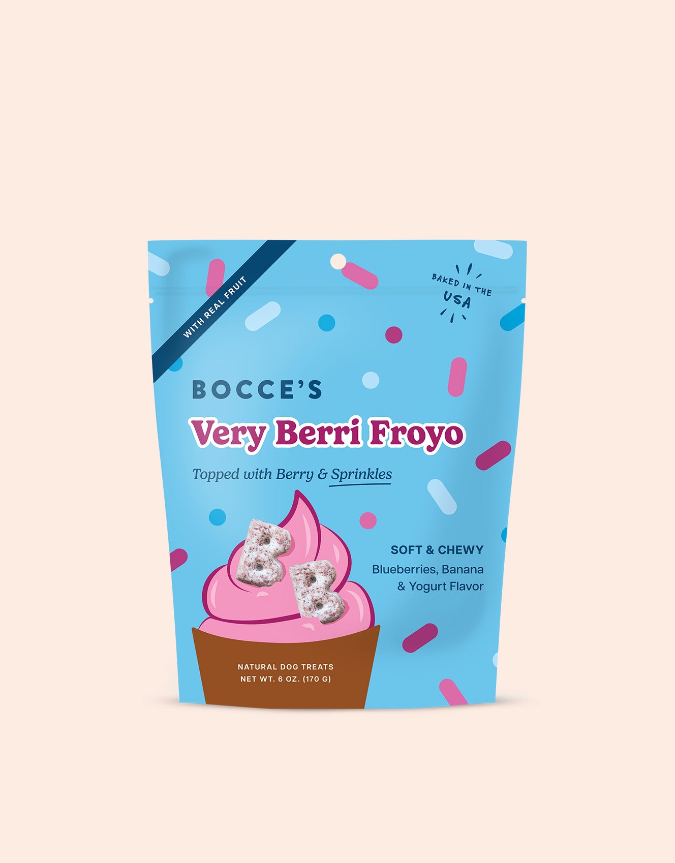 Berry Froyo with Sprinkles Soft & Chewy Dog Treats