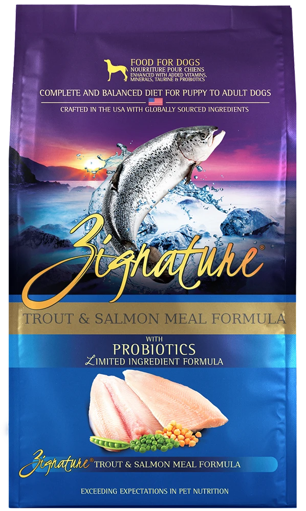 Zignature Trout & Salmon Formula Limited Ingredient Grain-Free Dry Dog Food