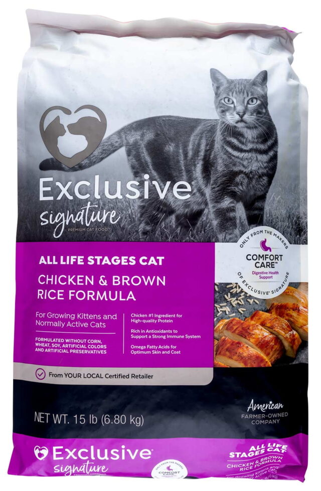 Purina Exclusive Cat Food Chicken/Brown Rice