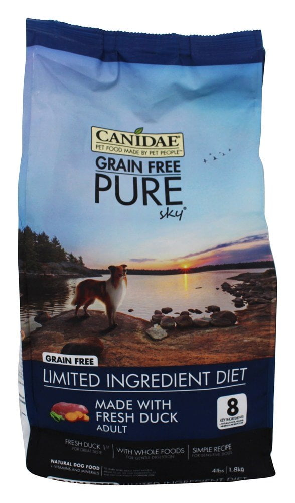 Canidae Pet Foods – Grain Free Pure Sky Dry Dog Food Fresh Duck – 4 lbs.
