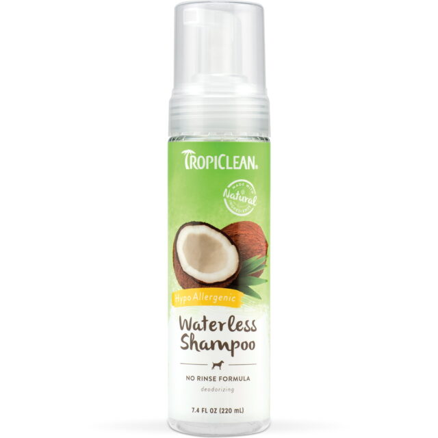 TropiClean Hypoallergenic Waterless Shampoo for Dogs 7.4oz
