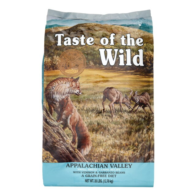 Taste of the Wild Grain Free High Protein Real Meat Recipe Appalachian Valley Premium Dry Dog Food, 28 lb. (B0153VN0IE)
