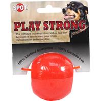 Spot Play Strong Rubber Ball Dog Toy – Red 2.5 Diameter