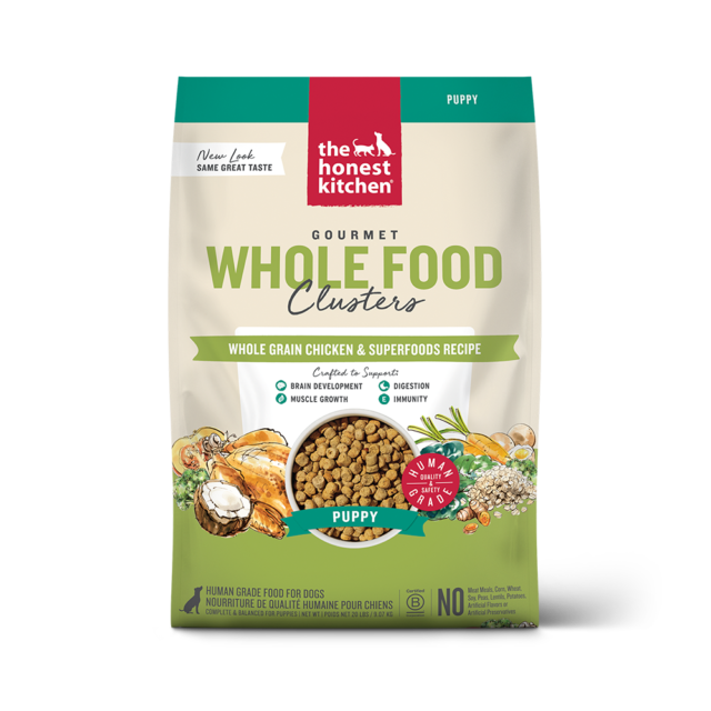 The Honest Kitchen Whole Food Clusters Puppy Whole Grain Chicken & Oat Recipe Dry Dog Food