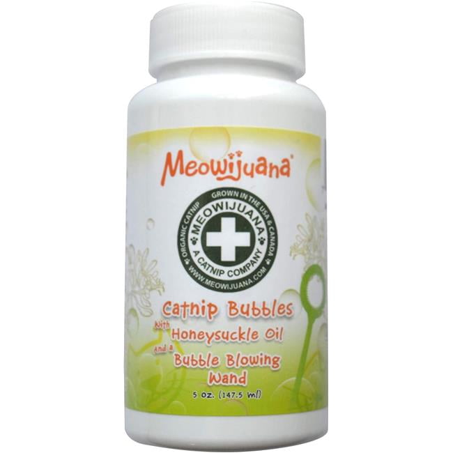 Meowijuana MJ80727 5 oz Catnip Honey Suckle Bubble Spray