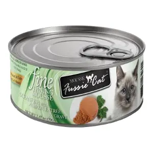 Fussie Cat Fine Dining Mousse Ocean Fish with Pumpkin in Gravy 2.47