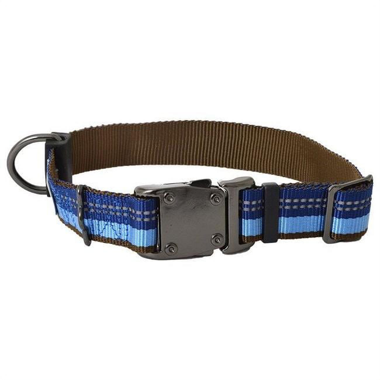 Coastal Pet 36922SAP 12-18 x 1 in. K9 Explorer Sapphire Reflective Adjustable Dog Collar