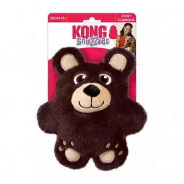 Kong® Snuzzles Bear Dog Toy Medium Brown