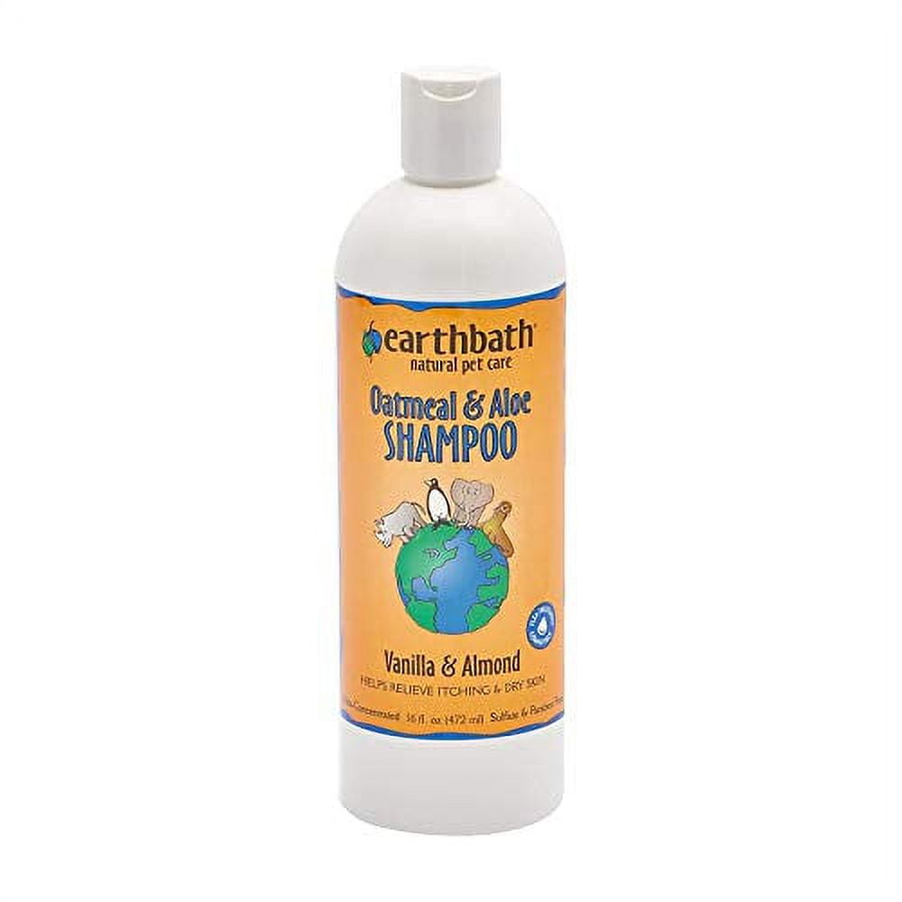 Earthbath oatmeal and aloe shampoo vanilla and almond 16-oz bottle