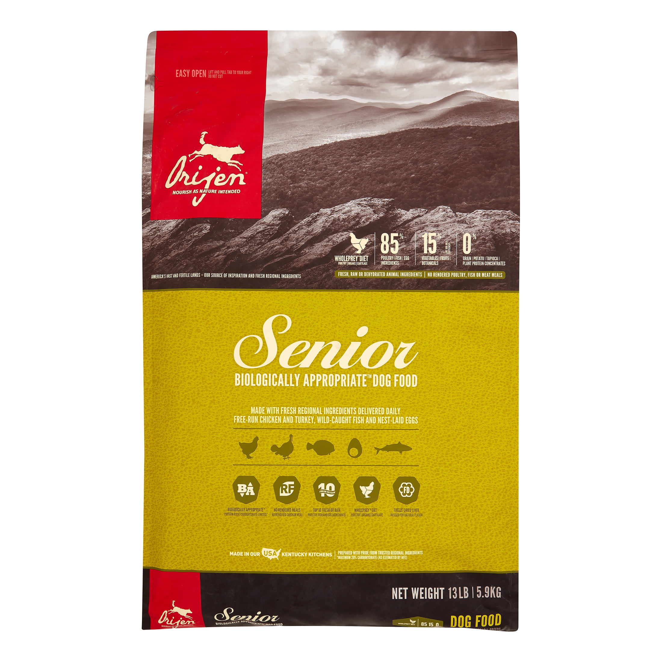ORIJEN Senior Grain-Free Dry Dog Food