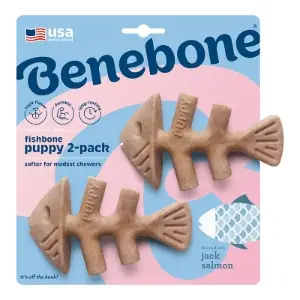 Benebone Fishbone Puppy Tiny 2pk