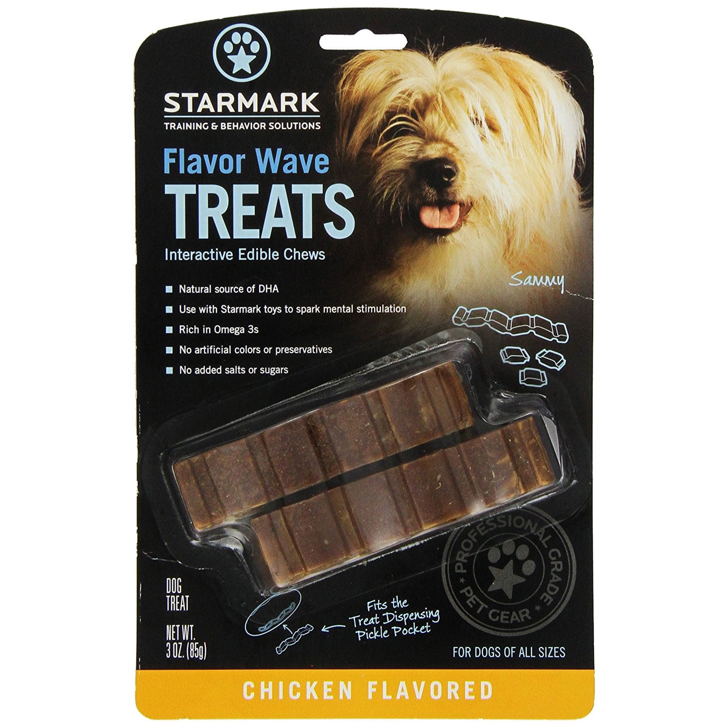 Starmark Flavor Wave Chicken Dry Dog Treat 3 Oz