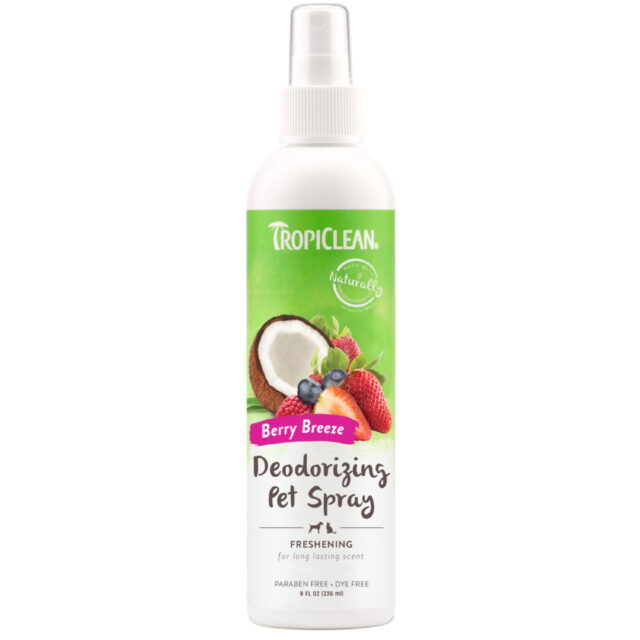 Tropiclean Fresh Breeze Deodorizer Pet Stain Remover 8 oz