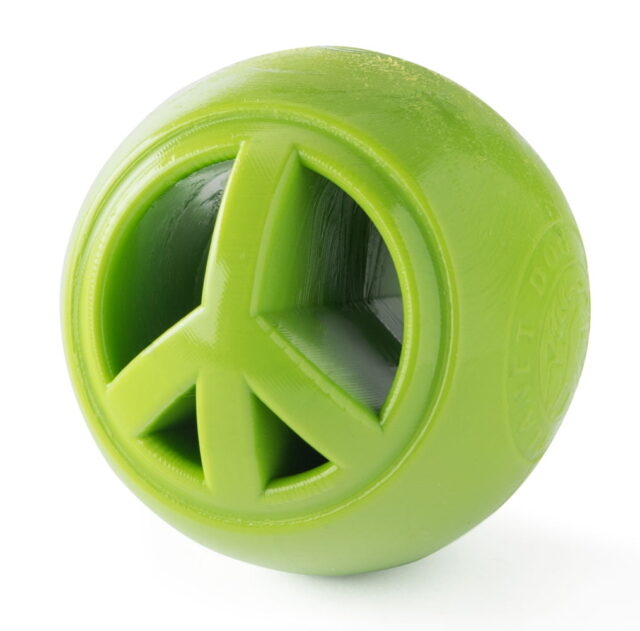 Planet Dog Orbee Tuff Nooks Dog Toy Peace Green