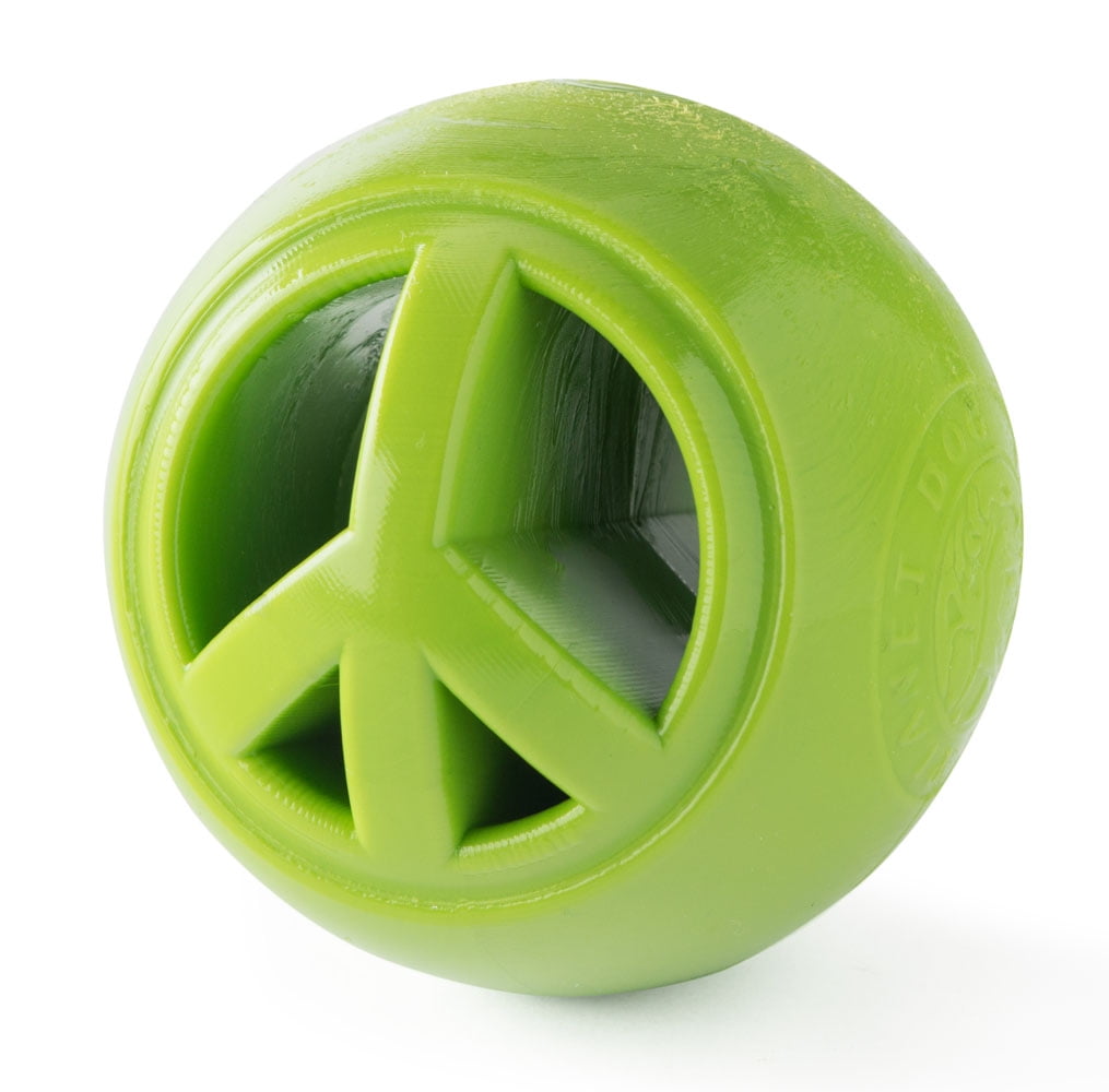Planet Dog Orbee Tuff Nooks Dog Toy Peace Green
