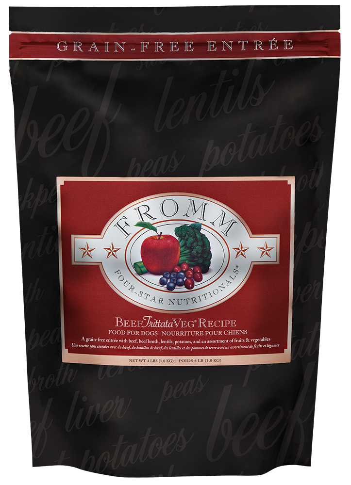 Fromm Four-Star Nutritionals Grain-Free Beef Frittata Veg Recipe Dry Dog Food