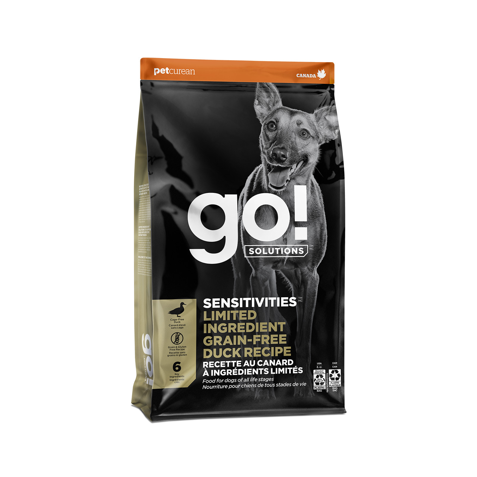 GO! Solutions Sensitivities Limited Ingredient Grain-Free Duck Recipe Dry Dog Food