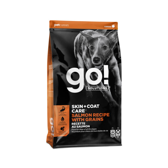 GO! Solutions Skin + Coat Care Salmon Recipe with Grains Dry Dog Food