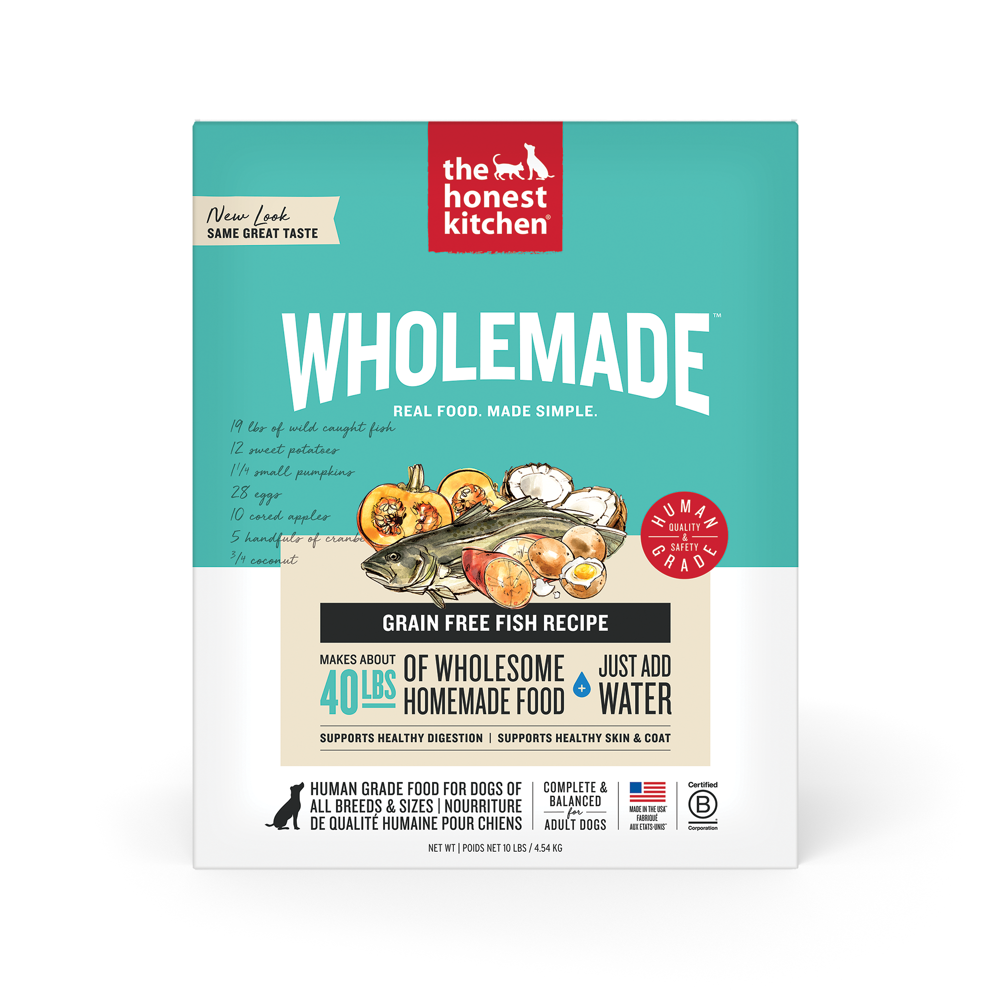 The Honest Kitchen Zeal Grain-Free White Fish Dehydrated Dog Food