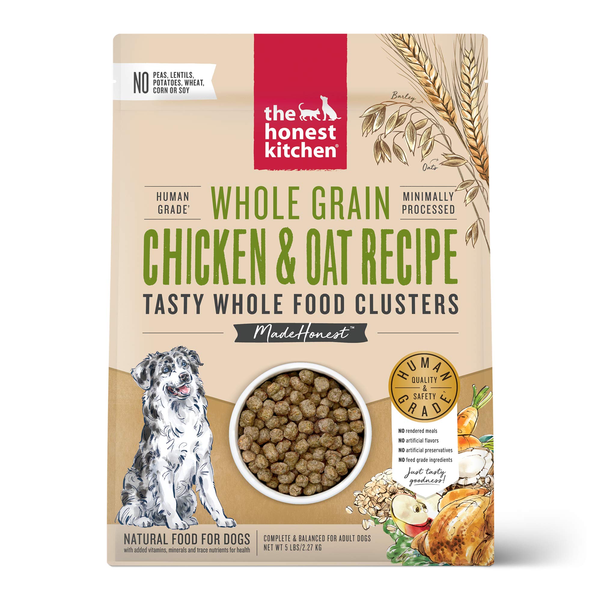 The Honest Kitchen Whole Grain Chicken Clusters Dry Dog Food