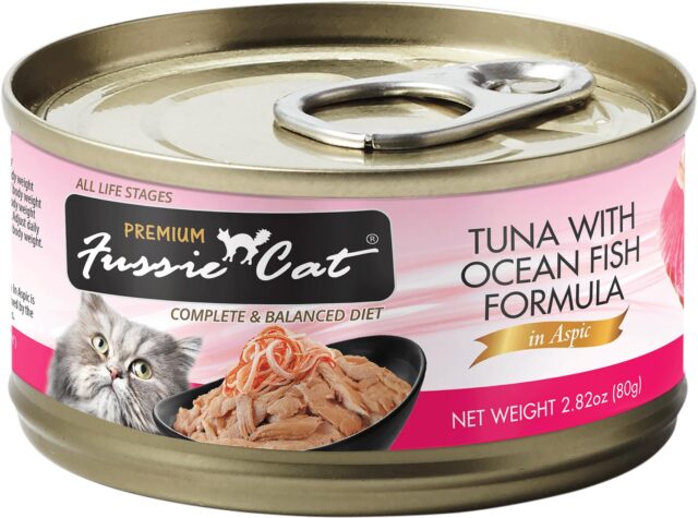 Fussie Cat Tuna with Ocean Fish in Aspic 2.82oz